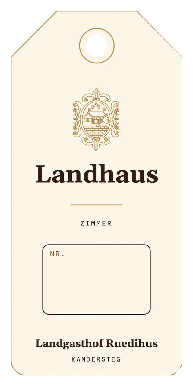 Anhänger für die Zimmerschlüssel