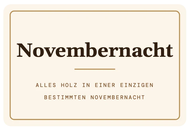 Etikett: Novembernacht